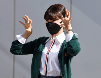 [TEN 포토] '지우학' 이은샘 '껌 좀 씹어봤는데 어흥~'