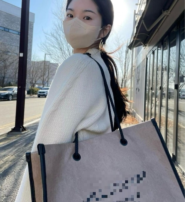 '전진♥' 류이서, 가방 돋보이는 포즈로 광고주 미소 유발 '청량美'  [TEN★]