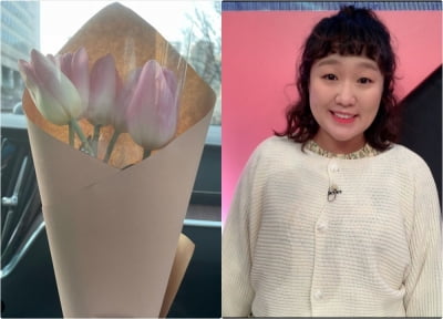 '임신 중' 이수지, '♥남편'이 이유 없이 준 선물…아직도 신혼 분위기 [TEN★]