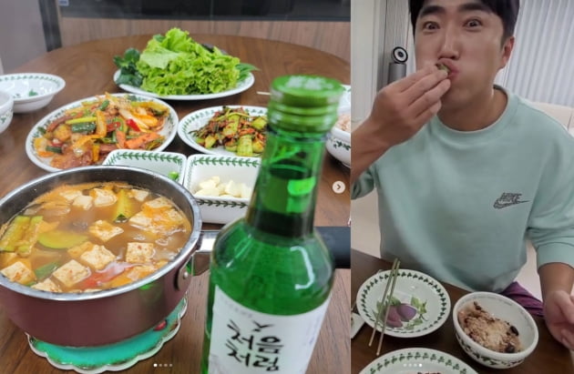 '6살 연하 ♥아내 임신' 장동민, "소주 한 잔" 깨소금 쏟아지는 저녁시간[TEN★]
