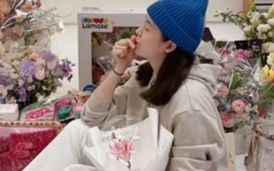 '쌍둥이맘' 성유리, 출산한 지 두 달인데 부기 하나 없네 "오늘처럼 행복하게"[TEN★]