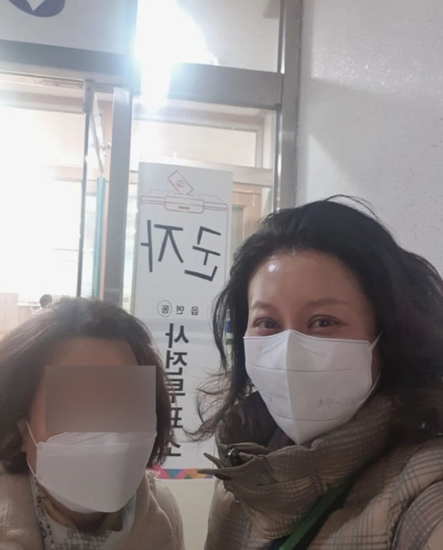 홍지민, 사전투표 인증..."여러분 투표하세요"[TEN★]