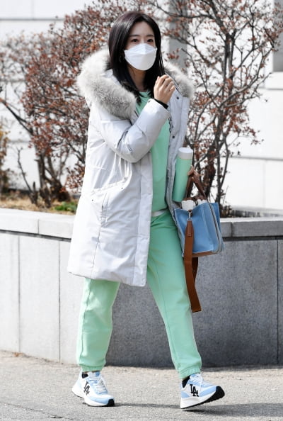 [TEN 포토] 함은정 '인간 민트가 왔어요'