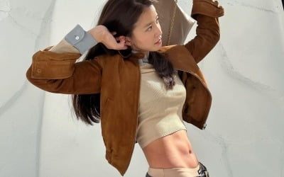 '사업가♥' 이시영, 명품 M사 크롭티로 드러낸 식스팩…성난 복근 [TEN★]