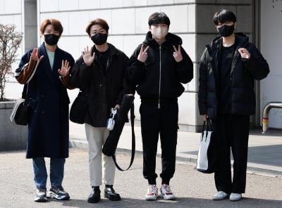 [TEN 포토] 포레스텔라 '유스케 녹화왔어요'