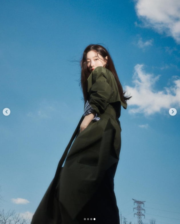 정채연, 봄에 핀 꽃같은 청순함...미모 성수기[TEN★]