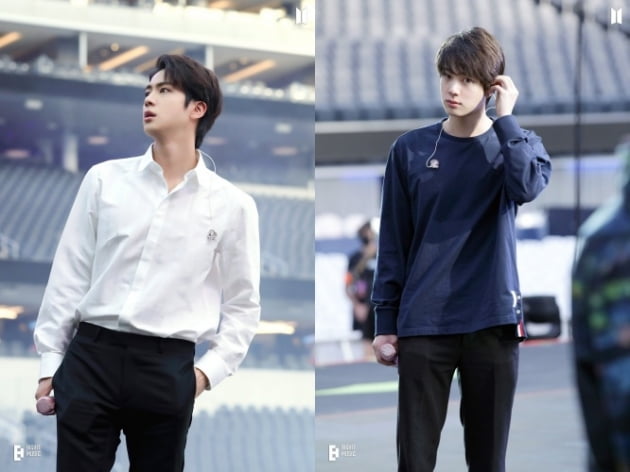방탄소년단 진, 글로벌 팬 사로잡은 LA 공연 비하인드 공개