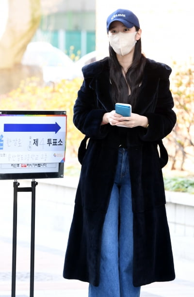 [TEN 포토] 조현 '20대 대통령 선거 왔어요'