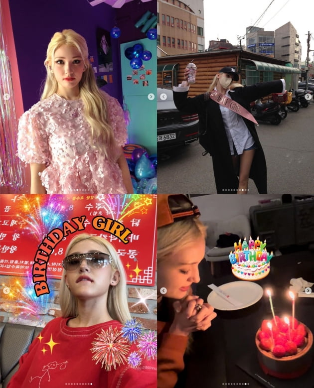전소미, 22번째 신난 생일파티...인형이네[TEN★]