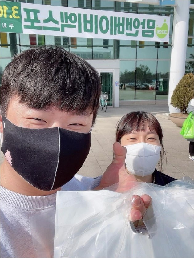 '임신' 김영희, 본격 육아는 시작도 안 했는데 "♥힐튼이 아부지, 지침" [TEN★]