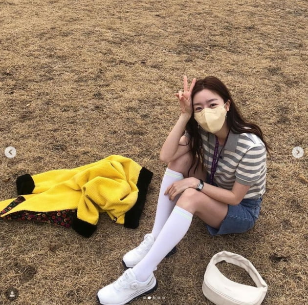 한선화, 러블리한 깨발랄 룩...옛 생각나는 패션[TEN★]