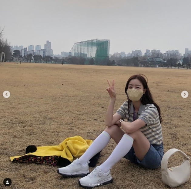한선화, 러블리한 깨발랄 룩...옛 생각나는 패션[TEN★]
