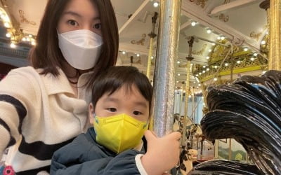 '둘째 임신' 서수연, 놀이공원서 숙면 중인 子 담호에 난감 "집에 가고 싶어" [TEN★]