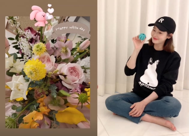 성유리, ♥안성현이 보낸 화이트데이 선물은?...여전히 로맨틱하네[TEN★]