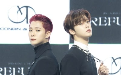 [종합] 문빈&산하, 절제·섹시 '레퓨지'로 컴백…"안식처가 될 앨범"