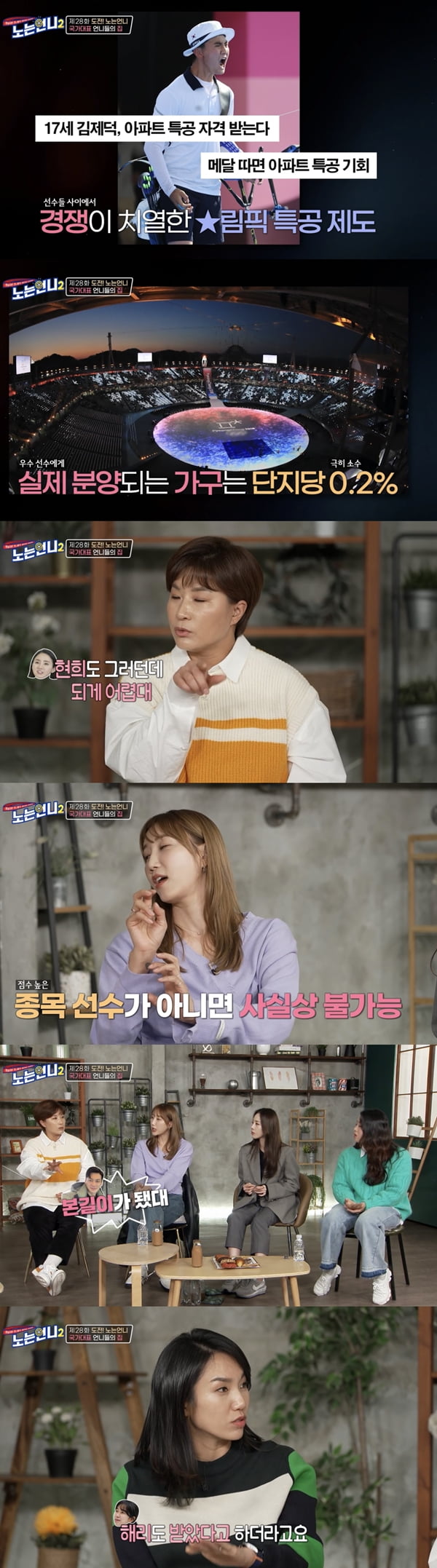 /사진=E채널 '노는언니2' 방송화면 캡처