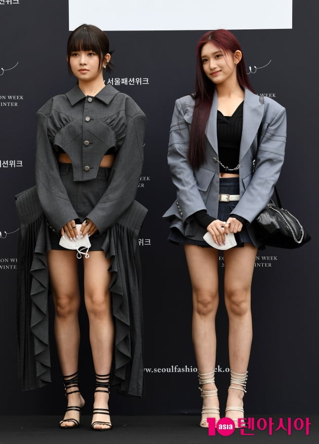 [TEN 포토] 아이브 레이-이서 '생애 첫 서울패션위크 참석'