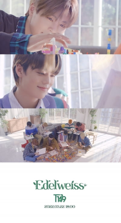 T1419, 카리스마 벗고 청량美 입은 '에델바이스' MV 티저 공개
