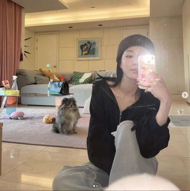 이유비, 화려한 집안 공개...반려견과 즐거운 주말[TEN★]