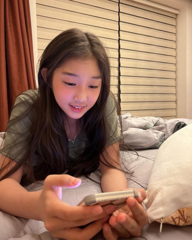 윤종신, 전미라 둘째 딸 라임이 /사진=전미라 인스타그램