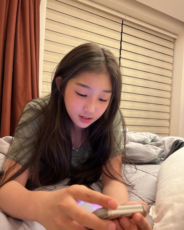 윤종신, 전미라 둘째 딸 라임이 /사진=전미라 인스타그램