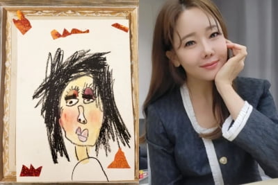 '백종원♥' 소유진, 딸이 그려준 얼굴에 현타? "머리 잘 빗고 다녀야 할 듯" [TEN★]