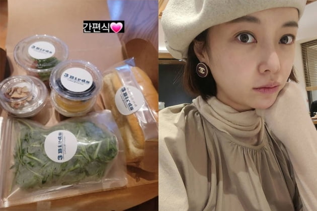 '이영돈♥' 황정음, 둘째 子 출산 후 '브런치 타임'…"간편식" [TEN★]