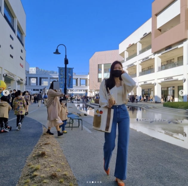 이다은, ♥윤남기 없이만 아울렛 나들이...행복한 일상[TEN★]