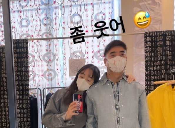 '김수미 며느리' 서효림, 9살 연상 ♥남편과 쇼핑 중 꽉 붙들고 "좀 웃어"[TEN★]
