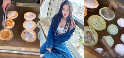 클라라, 달달한 호떡은 못참지...팬 "개미 허리 가진 사람은 호떡 안 먹을 줄"[TEN★]