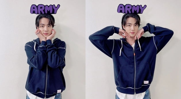 방탄소년단 진, 'Yours'와 '슈퍼 참치' 美 빌보드 핫 트렌딩 송즈 유일 '두 곡 차트인'