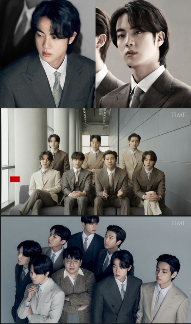 방탄소년단 진, 타임지 커버에서 선보인 영향력 가득한 비주얼