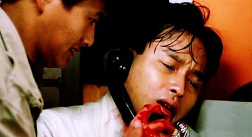 영화 '영웅본색' 명장면 속 故 장국영./ 사진=영화 스틸컷
