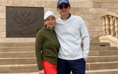 '지누♥' 임사라, "거짓말처럼 더 행복하자" 결혼 1주년에 골프…질투 부를 금슬 [TEN★]