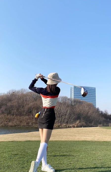 '8kg 감량' 김가영, 날씬해서 골프웨어 핏 '맑음' [TEN★]