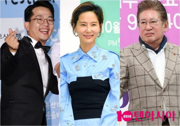 김준호(왼쪽부터), 김나영, 김용건./사진=텐아시아DB