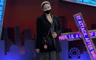 '모델 출신 연하♥' 선데이, 임신 중 '데스노트'로 태교 "뿜뿜이 첫 뮤지컬" [TEN★]