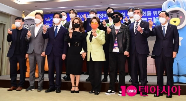 [TEN 포토] 비투비-선우용녀-박상민-문희경 '우리 여름에 보령에서 만나요'