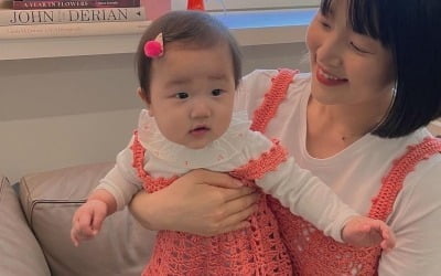 '검사♥' 한지혜, "신랑이 윤슬이 옷 훔쳐 입은 것 같다고"…상큼함까지 닮은 모녀 [TEN★]