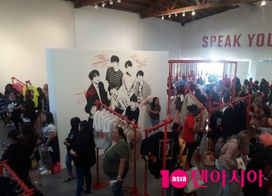 2019년에 열린 미국 로스앤젤레스 팝업스토어 / 사진=텐아시아DB