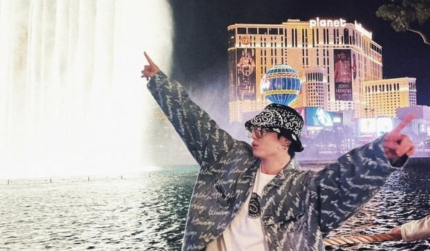 방탄소년단 정국, 라스베이거스 밝힌 스웨그…화보 같은 일상에 '1000만 좋아요'[TEN★]