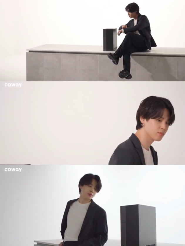방탄소년단 지민 /사진=코웨이 유튜브
