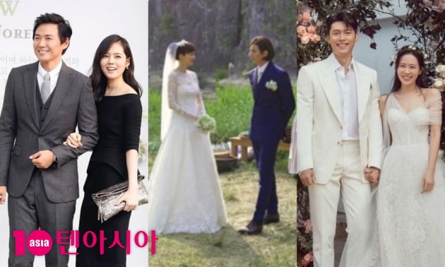 한가인-연정훈 부부, 이나영-원빈 부부, 손예진-현빈 부부./사진=텐아시아 DB, 이든나인, VAST엔터테인먼트, 엠에스팀엔터테인먼트