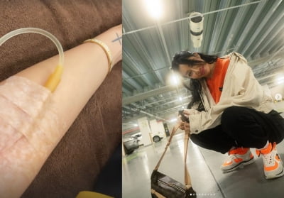 제시, 컴백 앞두고 링거 투혼...건강이 최고[TEN★]