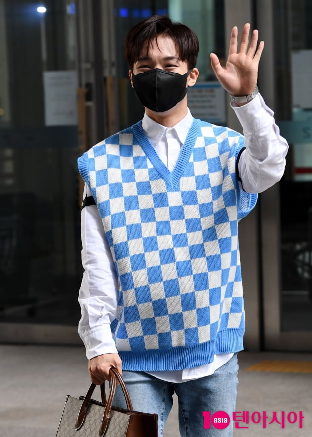 [TEN 포토] 양지원 '반가움에 찐 표정'