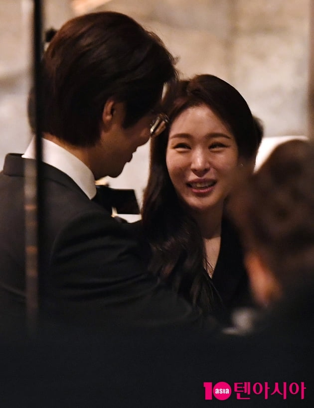 [단독][TEN 포토] 김태현♥미자 결혼 '행복한 미소가 절로'