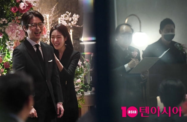 [단독][TEN 포토] 김태현♥미자 결혼 '장광 아버님 말씀에 빵 터져요'
