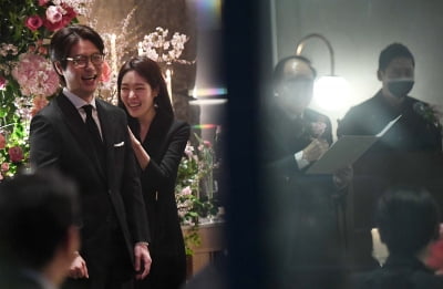 [단독][TEN 포토] 김태현♥미자 결혼 '장광 아버님 말씀에 빵 터져요'