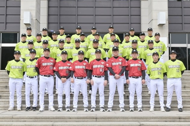 롯데 손성빈 형→윤두준 친구…KBO行 꿈꾸는 25인 선수단 공개('청춘야구단')