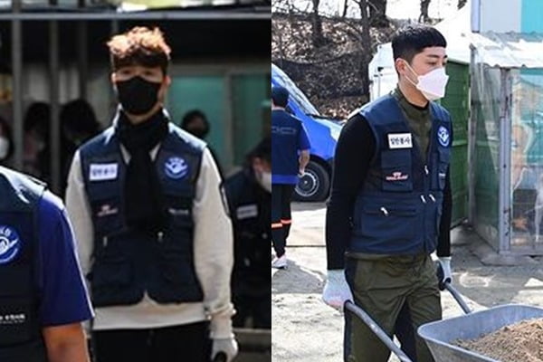 박수홍, ♥23세 연하와 혼인신고 후 근황 포착…봉사활동에 열중[TEN★]